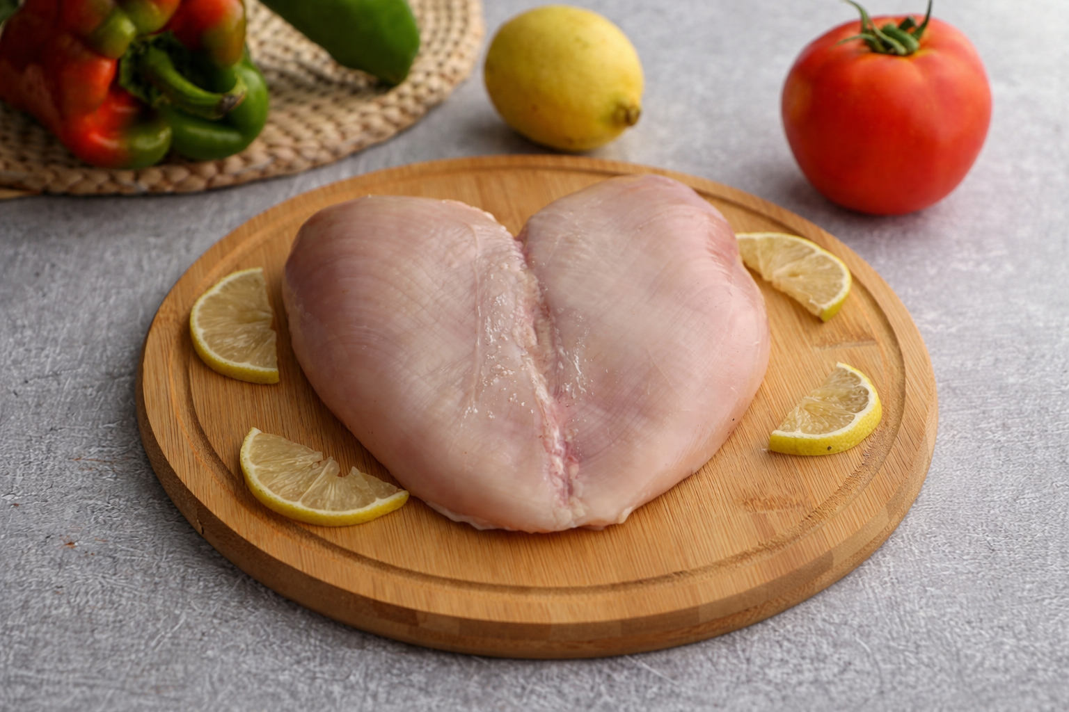 صدر دجاج نيء